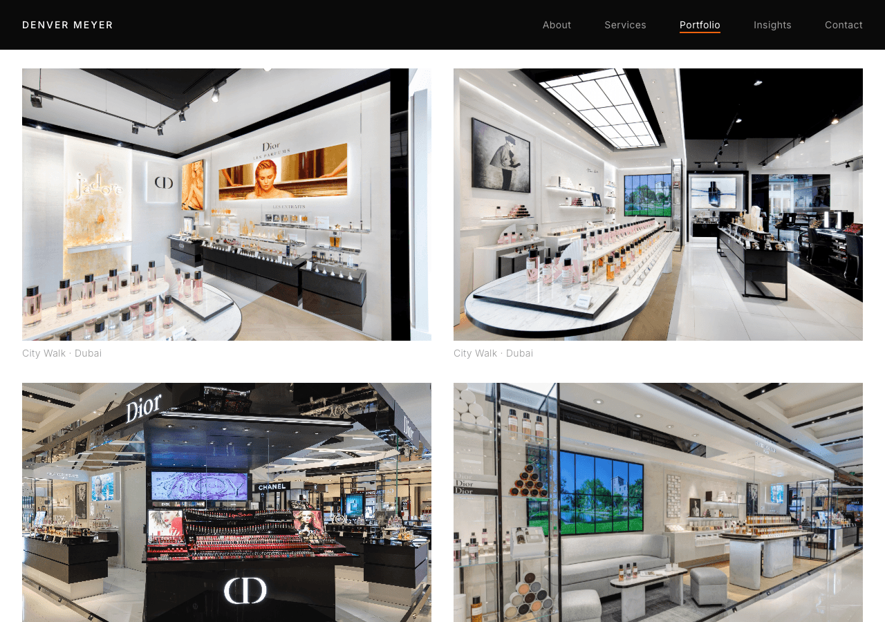 Creative Portfolio screenshot